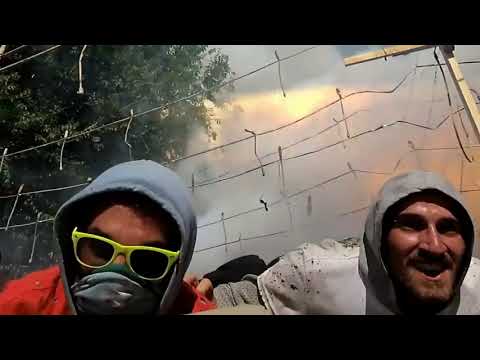 The yearly fireworks contest in San Severo, Italy