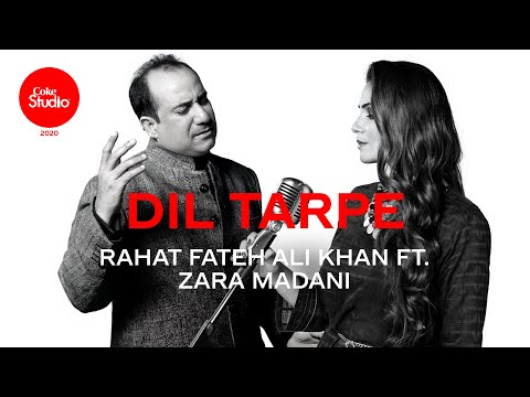 Poster दिल तड़पे dil tadpe lyrics – rahat fateh ali khan ft. zara madani