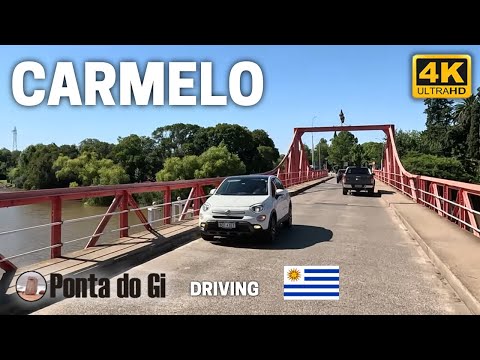 CIUDAD de CARMELO - un entorno NATURAL colmado de BELLEZA y SERENIDAD #driving TOUR 4K 2025 URUGUAY