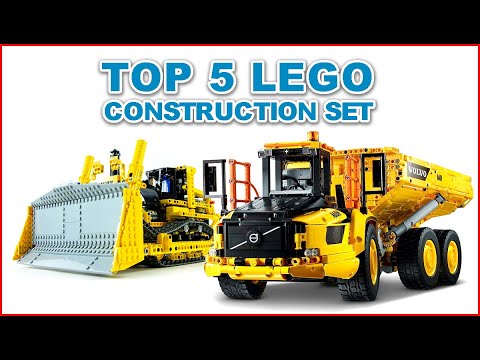 COMPILATION TOP 5 Construction LEGO Technic sets of All Time - Speed Build for Collectors