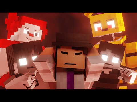 CrownedPixel - "Afton Family" | Minecraft FNAF Animated Music Video [Remix by Russell Sapphire]