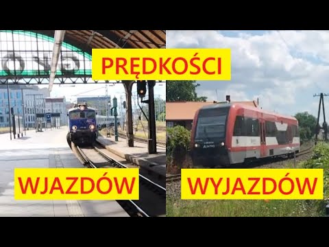 TRAIN ENTRANCE AND DEPARTURE SPEEDS