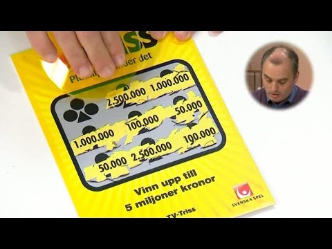 Nummer 13 när Stefan Hellström skrapar triss - Nyhetsmorgon (TV4)