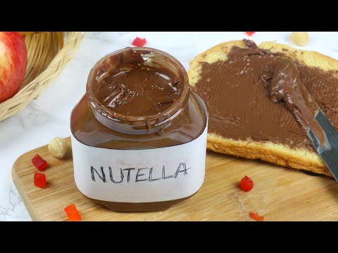 বাচ্চাদের প্রিয় নসিলা / নিউটেলা রেসিপি | Homemade Nocilla/ Nutella  Recipe | How to make Nutella