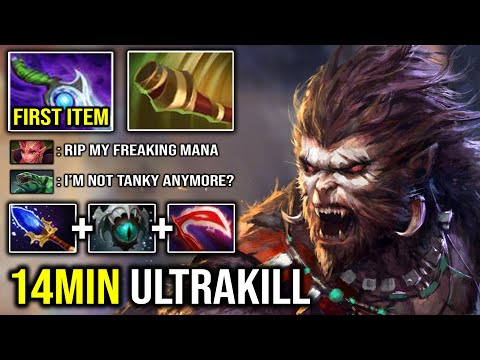 WTF 14Min Ultrakills First Item Diffusal | Truly Carry Unlimited Soldier Monkey King DotA 2
