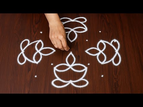 Easy and Beautiful Rangoli for Diwali