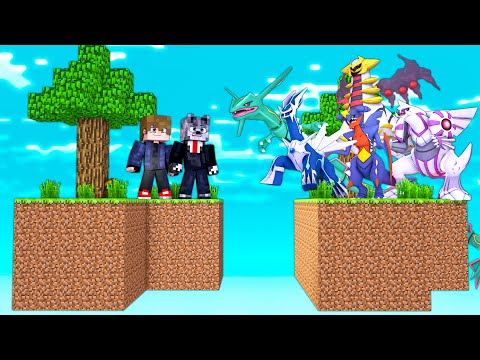 Minecraft : Pokémon SKY #6 - POKÉMON LENDÁRIO DRAGÃO RAYQUAZA, GIRATINA, DIALGA E PALKIA!!