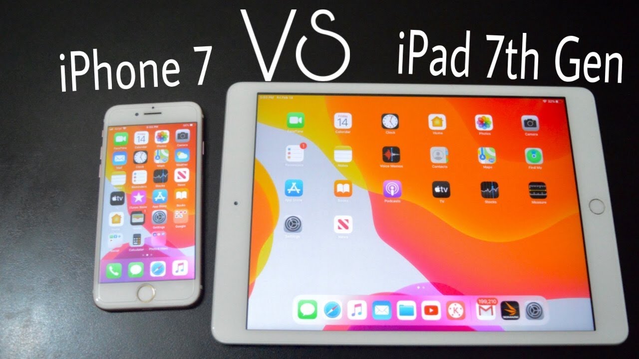 Apple A10 Fusion speed test | iPad 7th gen vs iPhone 7 game test in 2020