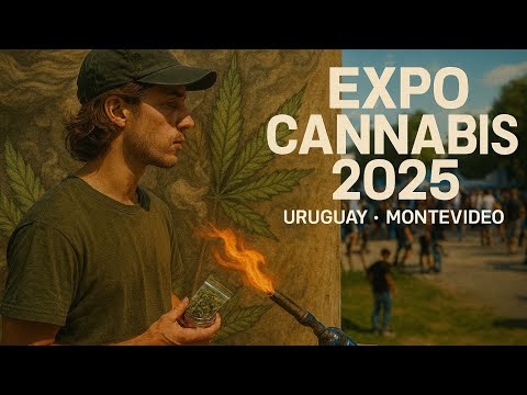 Fui com Amigos na Expo Cannabis 2025 em Montevidéu 🇺🇾 | A Experiência
