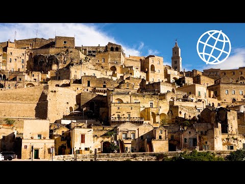 סרטון מרהיב באיכות 4K של העיירה מטרה באיטליה