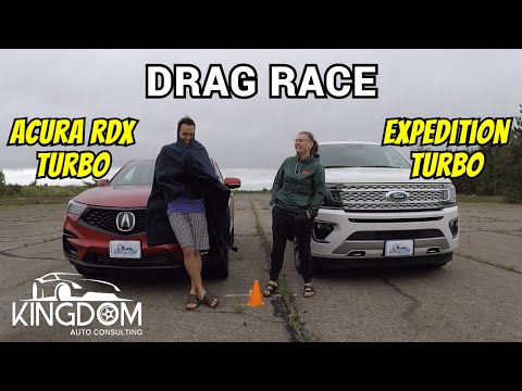 Thumbnail for Acura RDX Turbo Vs. Ford Expedition DRAG RACE! by Ford EXP, Acura, Ford Expedition, Car, Ford EX