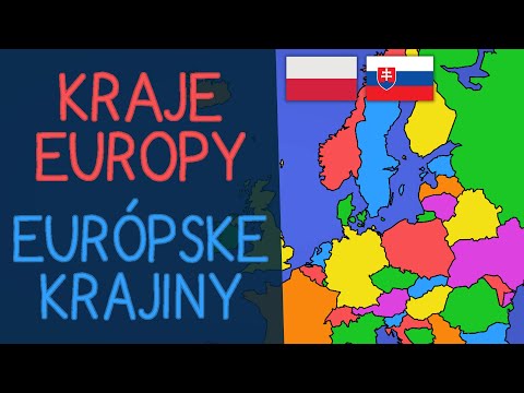 Kraje Europy po słowacku | PolishSlovak