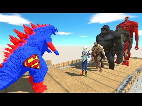 Superman Godzilla 2014 Death Fall - ARBS