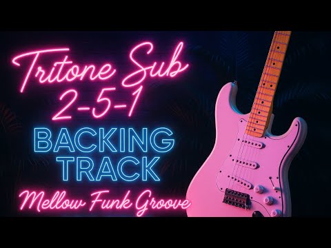 F Major Tritone Substitution 2-5-1 Backing Track (Mellow Groove)