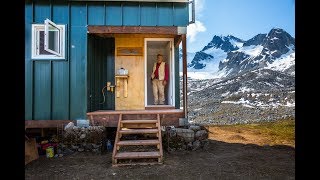 preview picture of video 'Seth Holden Hut construction and map to the new ski hut in the Hatcher Pass area'