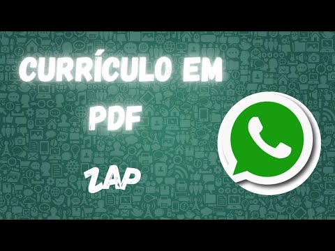 Como Enviar um Currículo em PDF Pelo Whatsapp