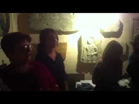 June 29, 2013 Klapa Zvonimir playing/singing at Sveta Lucija museum of Baska Stone Tablet