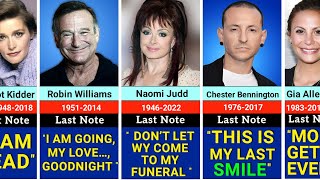 Shocking Celebrity Death Notes REVEALED – You Won’t Believe Who Wrote Them!