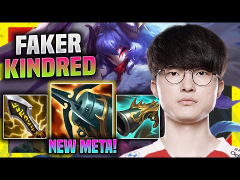 FAKER TRIES NEW META KINDRED ADC! - T1 Faker Plays Kindred ADC vs Aphelios! | Season 11