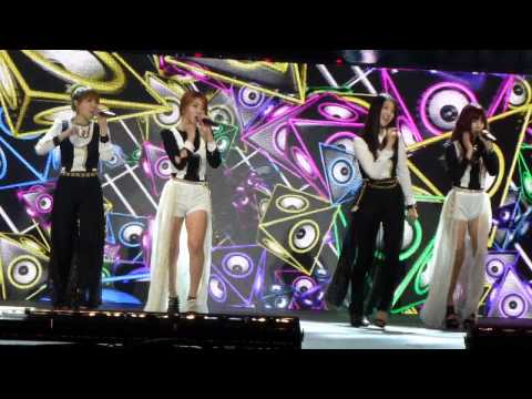 [HD] 121110 SBS K-pop super concert LIVE in LA 4 Minute  Hot Issue