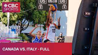 FIBA Women's 3x3 Series Marseille: Canada vs. Italy | #CBCSports
