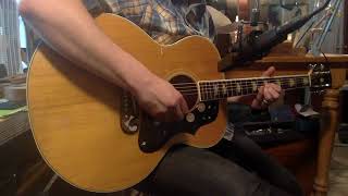 Video thumbnail for 1970s Alvarez 5055 jumbo J-200-clone flattop guitar by Jake Wildwood & Co