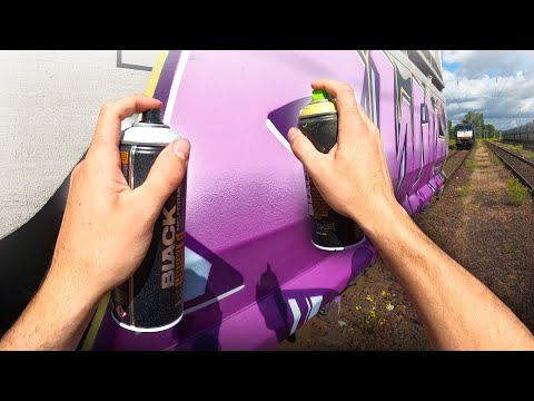 RAW ASMR Freight Graffiti