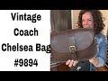 Vintage Coach Chelsea Tasche 9894 Sattelreittasche