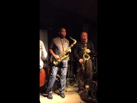 Branford Marsalis and Tony Lakatos playing "but not for me"