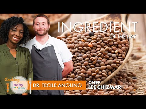 Lentil Soup & Pan-Roasted Salmon with Lentils | Chef Lee Chizmar | Cooking for Baby & Me