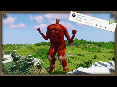 Frtc - Animation -  THE REAL COLOSSAL TITAN IN MINECRAFT!  (Animated...Epic!)