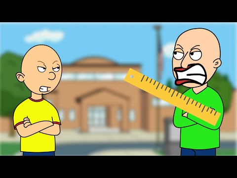 Caillou Escapes Baldi's Basics Detention/Ungrounded
