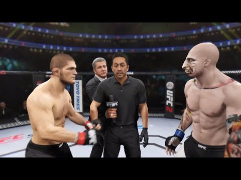 Khabib vs. Destroyer (EA Sports UFC 2) - Champion Fight ☝️🦅