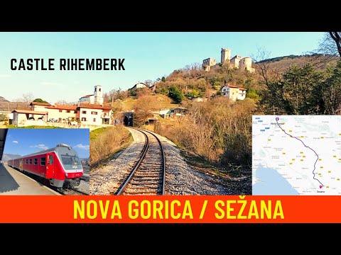 Cab ride on Slovenia's  train from Nova Gorica to Sežana