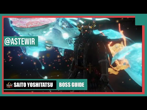 Nioh 2 - Saito Yoshitatsu Boss Fight Easy Guide, Solo (HD)