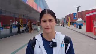 Melissa Diego en natación en busca de una buena participación