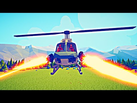 TABS | HELICOPTER vs EVERY UNIT Part 1 (Same Price)