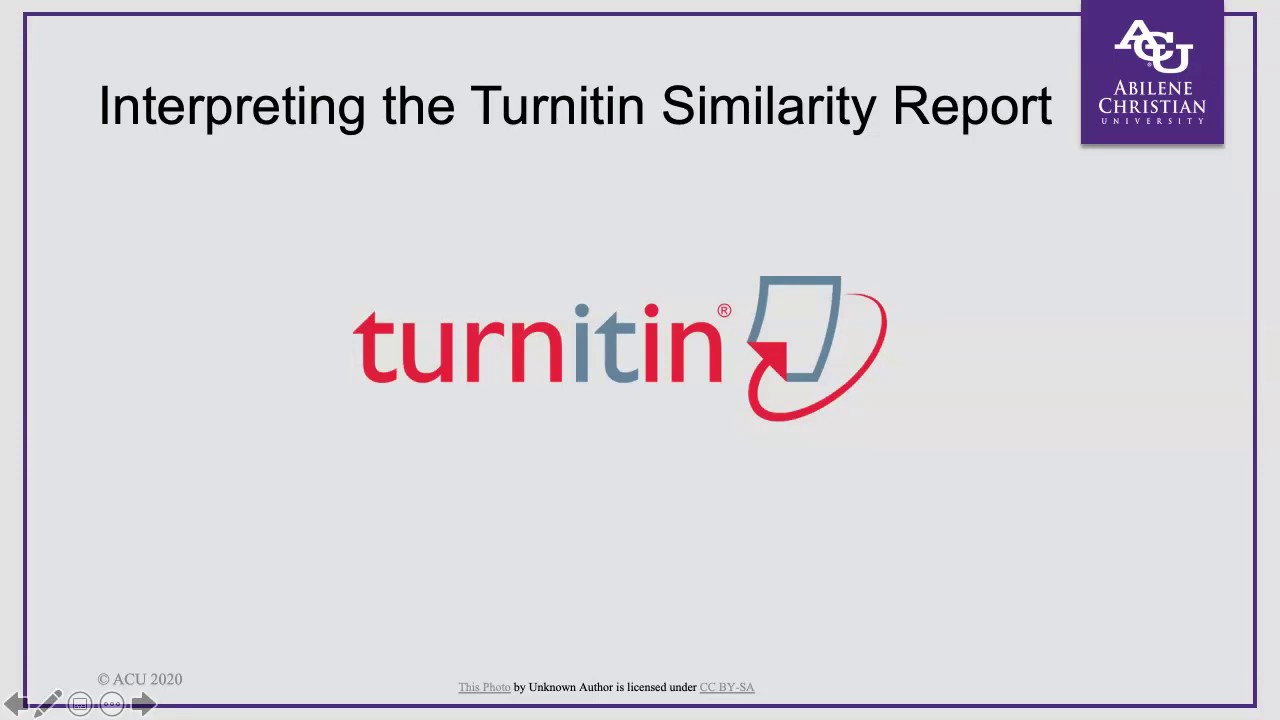 Using Turnitin to Avoid Plagiarism | ACU Online Writing Center