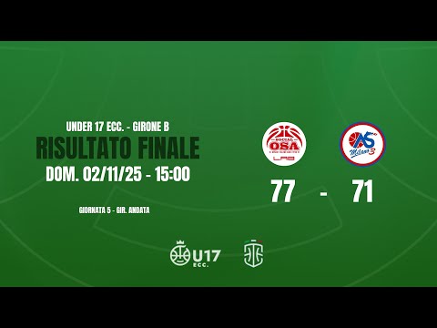 Highlights Social O.S.A. Milano - Milano3 Basiglio U17 Eccellenza 