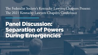 Click to play: Panel 2: Separation of Powers During Emergencies