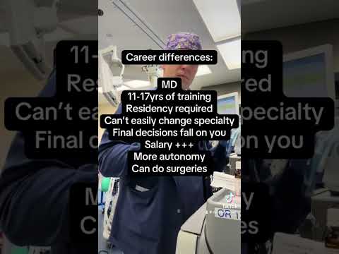 Physician assistant (PA) versus Doctor(MD / DO) path #PAstudent #PreMed #Doctor #MD #DO #MedStudent