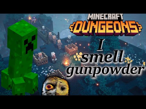 creepers are scary minecraft dungeons with friend