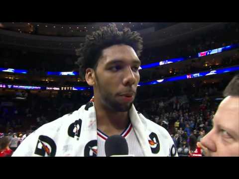 Postgame: Jahlil Okafor | Lakers vs Sixers | 12.1.2015