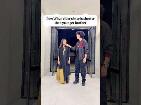 What’s your height?🤣 #zidaanshahidaly #brothersister #shorts