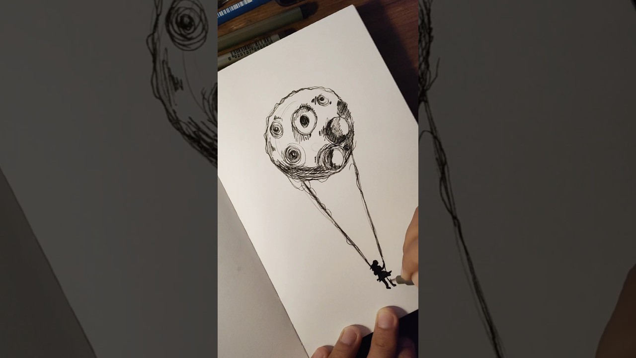 Simple Drawing easy #drawing #howtodraw #surrealism #art #sketch #easydrawing