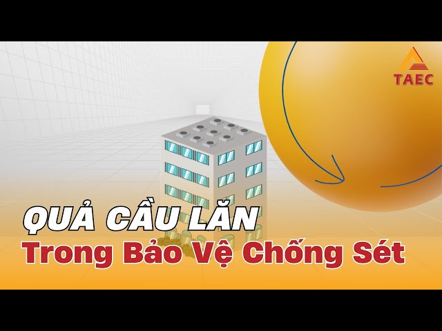 Video Mô phỏng về Quả cầu lăn trong thiết kế hệ thống chống sét