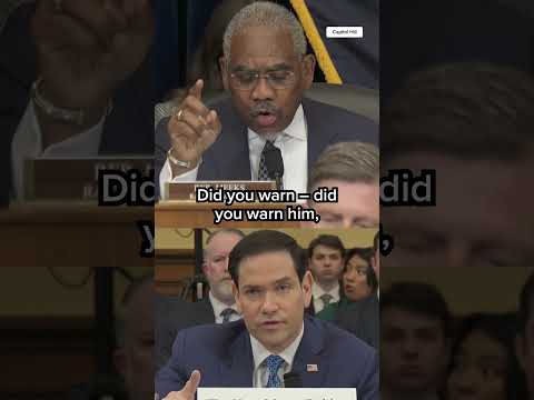 'I just want to know if you did your job': Lawmaker GRILLS Rubio