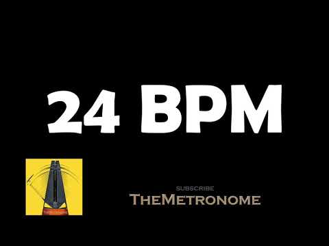 24 BPM Metronome | TheMetronome | Perfect Timing