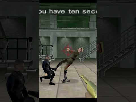 Goldeneye 64 Saving Alec Trevelyan from General Ourumov Facility Golden Gun Xbox Series X Capture