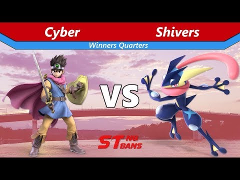 St. No Bans #11 - Cyber (Hero) vs Shivers (Greninja) Winners Quarters - SSBU